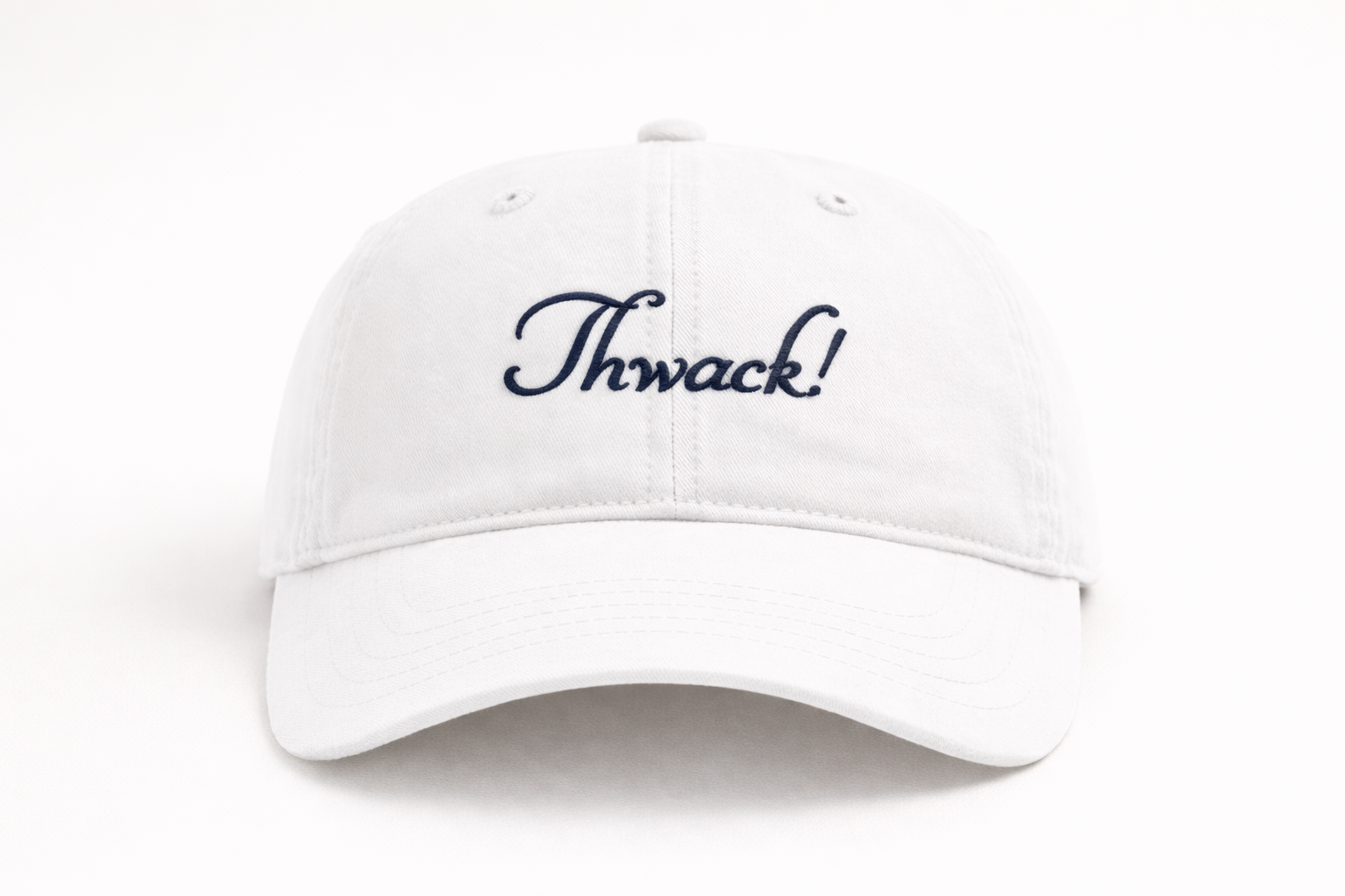 The Thwack! Dad Hat (White)